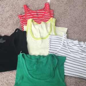 Ribbed tank tops